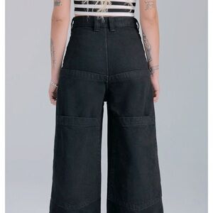 JNCO Jeans Limited Edition The Camilla Jeans. 25” Waist Jet Black EUC MAKE OFFER